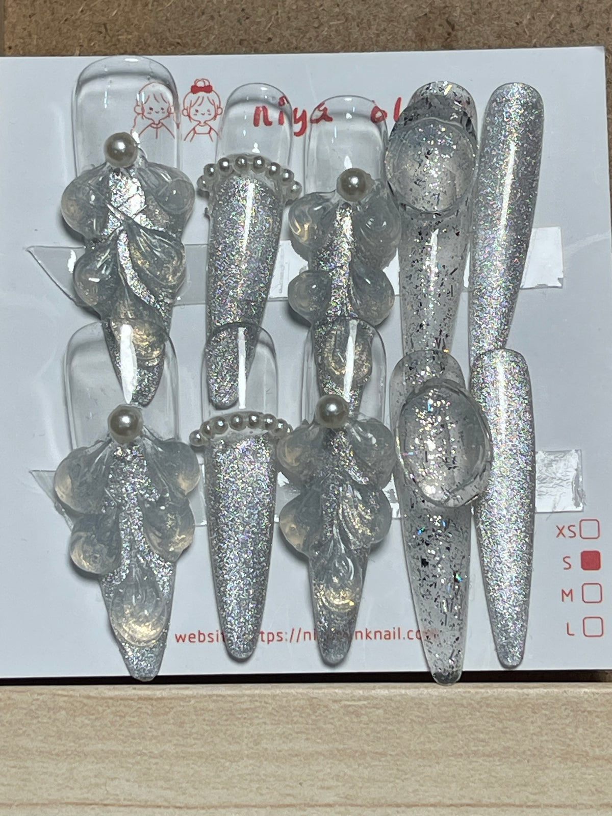 Small long stiletto 2733